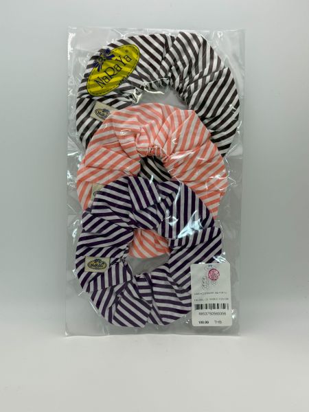 ストライプシュシュ3点セット