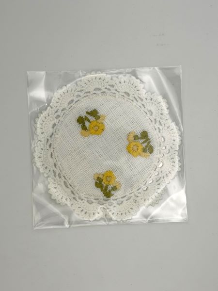 イエローフラワー　コースター