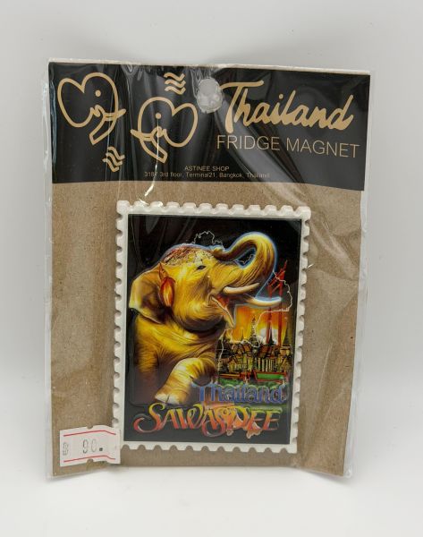 タイ 立体マグネット（切手型）
