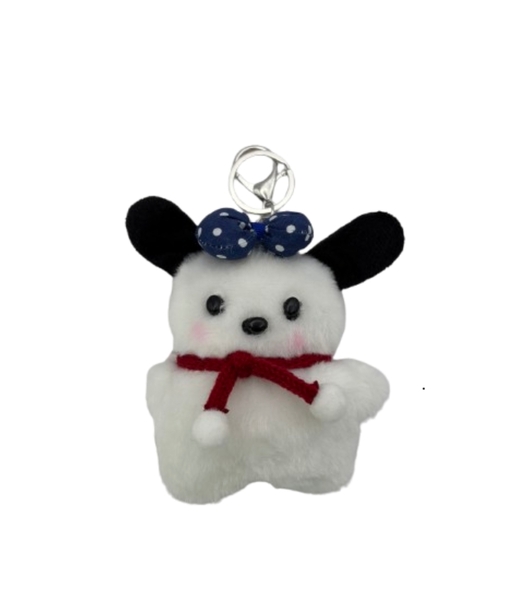 ふわもこ犬キーホルダー