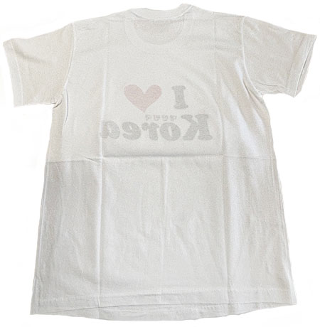 LiLiT Mall / I♡Korea Tシャツ(白)
