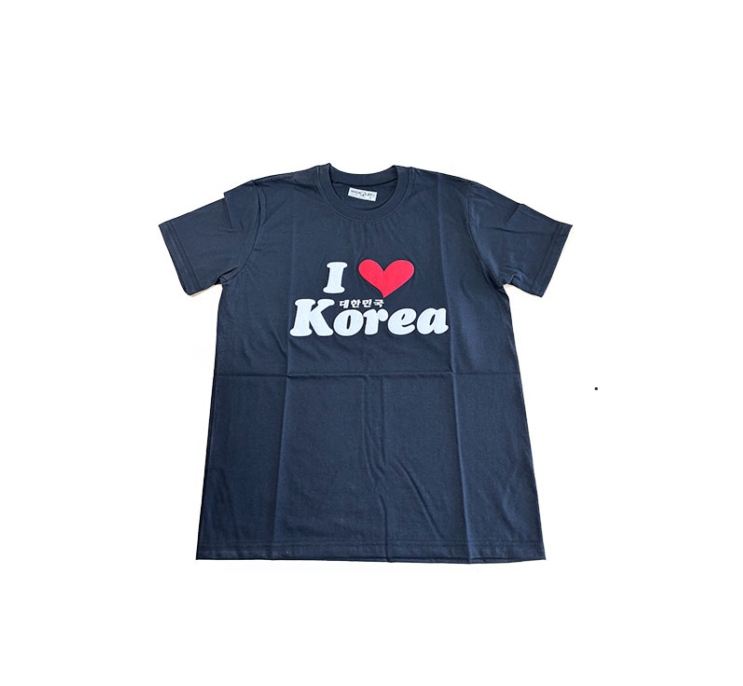 I♡Korea Tシャツ(黒)